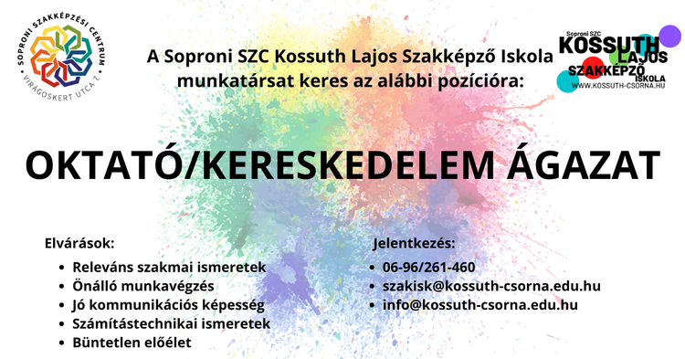 Álláslehetőség